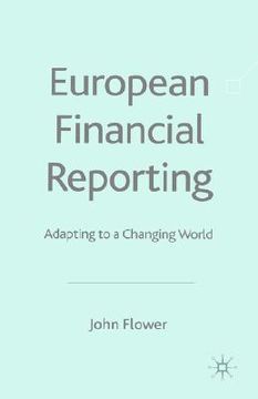 portada european financial reporting: adapting to a changing world (en Inglés)