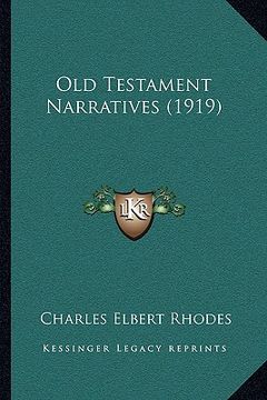 portada old testament narratives (1919) (en Inglés)