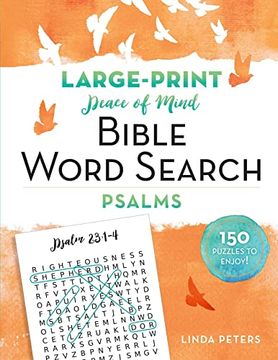 portada Peace of Mind Bible Word Search: Psalms (en Inglés)