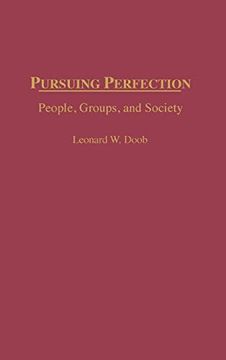 portada Pursuing Perfection: People, Groups, and Society (en Inglés)