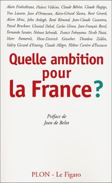 portada Quelle Ambition Pour la France?