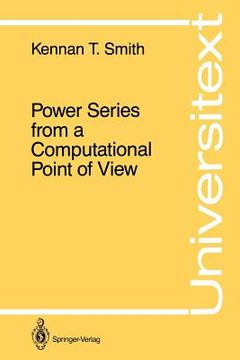 portada power series from a computational point of view (en Inglés)