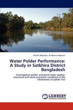 portada water polder performance: a study in satkhira district bangladesh (en Inglés)