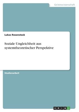 portada Soziale Ungleichheit aus systemtheoretischer Perspektive (in German)