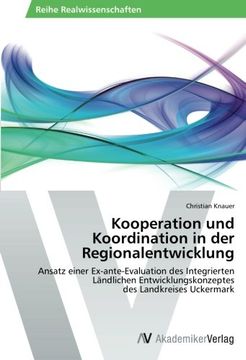 portada Kooperation Und Koordination in Der Regionalentwicklung