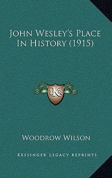 portada john wesley's place in history (1915) (en Inglés)