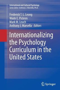portada Internationalizing the Psychology Curriculum in the United States (en Inglés)