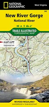 portada New River Gorge National River map (National Geographic Trails Illustrated Map, 242)