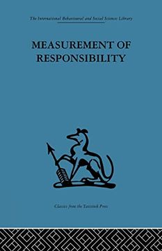 portada Measurement of Responsibility: A Study of Work, Payment, and Individual Capacity (in English)