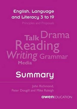 portada English, Language and Literacy 3 to 19: Principles and Proposals - Summary (in English)