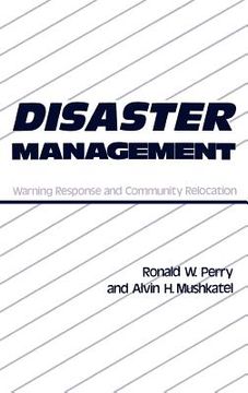 portada disaster management: warning response and community relocation (en Inglés)