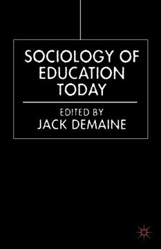 portada Sociology of Education Today 