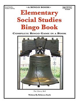 portada Elementary Social Studies Bingo Book: Complete Bingo Game in a Book (Bingo Books) (en Inglés)