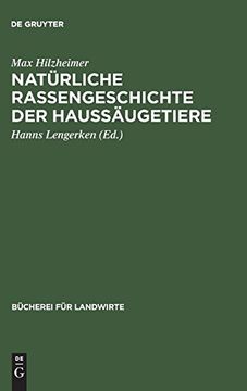 portada Natürliche Rassengeschichte der Haussäugetiere (Bucherei fur Landwirte) 