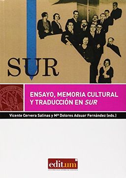 portada Ensayo, memoria cultural y traducción en Sur (EDITUM ENSAYO) (in Spanisch)
