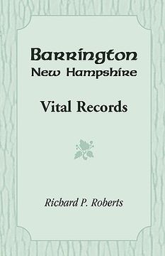 portada barrington, new hampshire, vital records (en Inglés)
