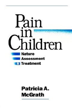portada pain in children: nature, assessment, and treatment (en Inglés)