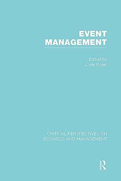 portada Event Management (Critical Perspectives on Business and Management) (en Inglés)