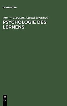 portada Psychologie des Lernens (in German)