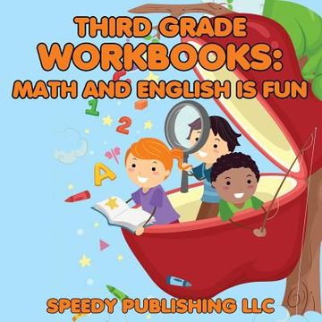 portada Third Grade Workbooks: Math and English is Fun (en Inglés)