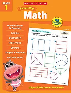 portada Scholastic Success with Math Grade 1 Workbook