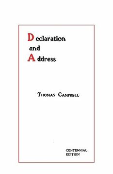 portada declaration and address - centennial edition (en Inglés)