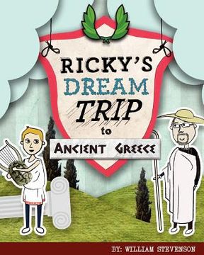 portada ricky's dream trip to ancient greece (in English)