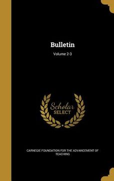 portada Bulletin; Volume 2-3
