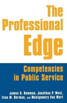 portada The Professional Edge: Competencies in Public Service (en Inglés)