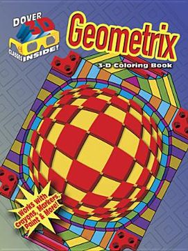 portada 3-d coloring book - geometrix