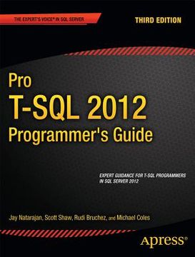 portada pro t-sql 2012 programmer's guide (en Inglés)