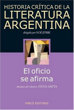 portada Historia Critica de la Literatura Argentina 9 el Oficio se Afirma