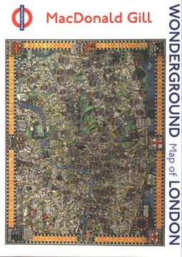 portada Macdonald Gill Wonderground map of London Boxed Notecards 