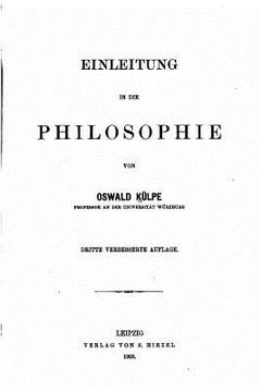 portada Einleitung in die Philosophie (en Alemán)