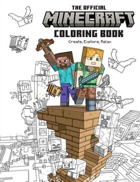 portada The Official Minecraft Coloring Book: Create, Explore, Relax (Gaming) (in English)