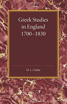 portada Greek Studies in England 1700-1830 (en Inglés)
