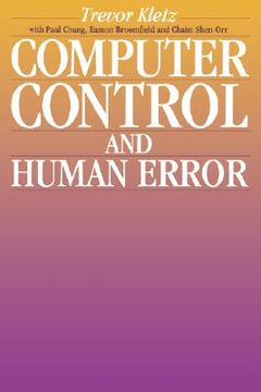 portada computer control and human error (en Inglés)