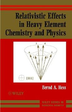 portada relativistic effects in heavy-element chemistry and physics (en Inglés)
