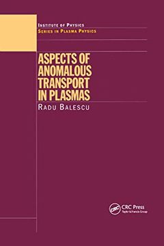 portada Aspects of Anomalous Transport in Plasmas (Series in Plasma Physics) (en Inglés)