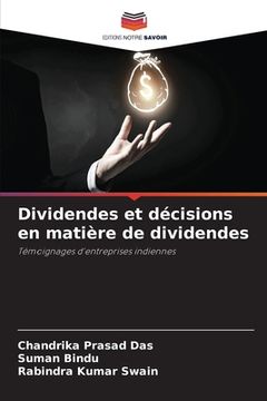 portada Dividendes et décisions en matière de dividendes (en Francés)