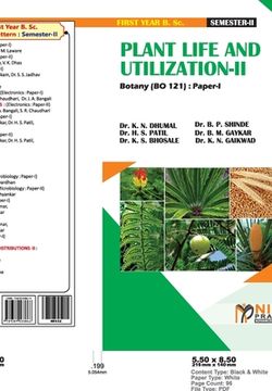 portada PLANT LIFE AND UTILIZATION--II [2 Credits]