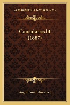 portada Consularrecht (1887) (en Alemán)