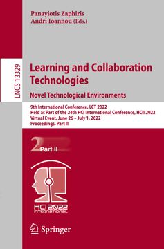 portada Learning and Collaboration Technologies. Novel Technological Environments: 9th International Conference, Lct 2022, Held as Part of the 24th Hci Intern 