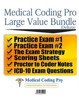 portada Medical Coding Pro Large Value Bundle Deluxe (en Inglés)