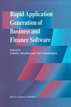 portada rapid application generation of business and finance software (en Inglés)