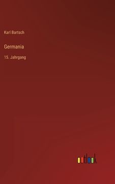 portada Germania: 15. Jahrgang (en Alemán)