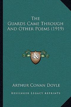 portada the guards came through and other poems (1919)