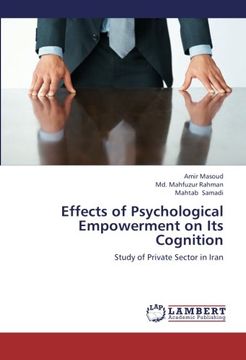 portada effects of psychological empowerment on its cognition (en Inglés)