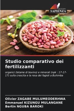 portada Studio comparativo dei fertilizzanti (en Italiano)