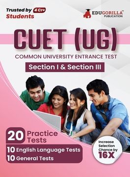 portada Cuet Ug: Section I and Section III Exam 2023 (English Edition) - 20 Topic-wise Solved Tests (1000 Solved Questions) with Free A (en Inglés)